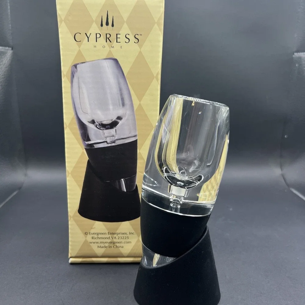 Cypress Home Wine Aerator With Stand